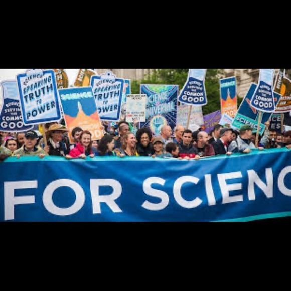 Rise Above / Focus On Science Enameled Pin - Picture 2 of 2